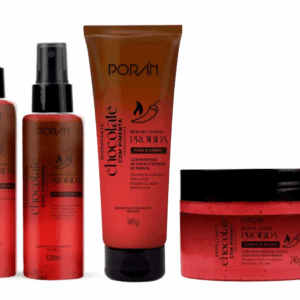 Kit Banho Premium Sensual Chocolate Com Pimenta Pele Porán